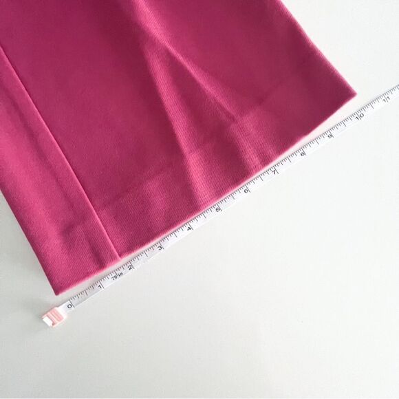 Le Chateau London Slight Flare Dress Pants Hot Pink Rose Women's 6 Stretch NWT - Picture 10 of 11